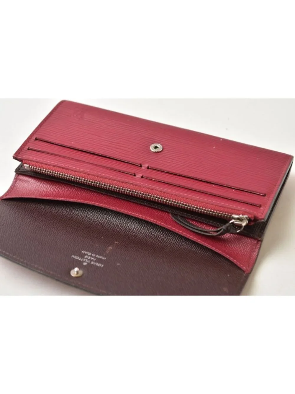 Louis Vuitton Wallet Portefeuille Emily Epi Fuchsia